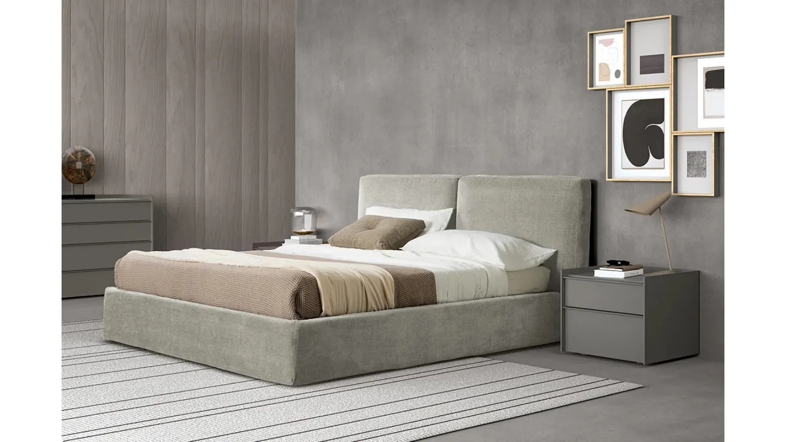 Letto Cloud con contenitore di Adok