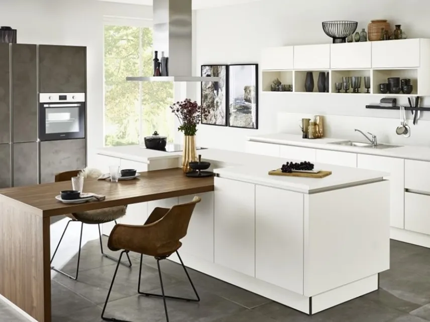 Cucina Design Soft Lack Magnolia Opaco di Nolte