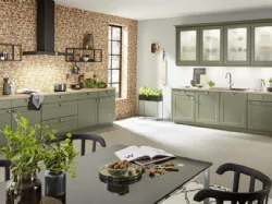 Cucina Moderna Windsor Lack Olive di Nolte